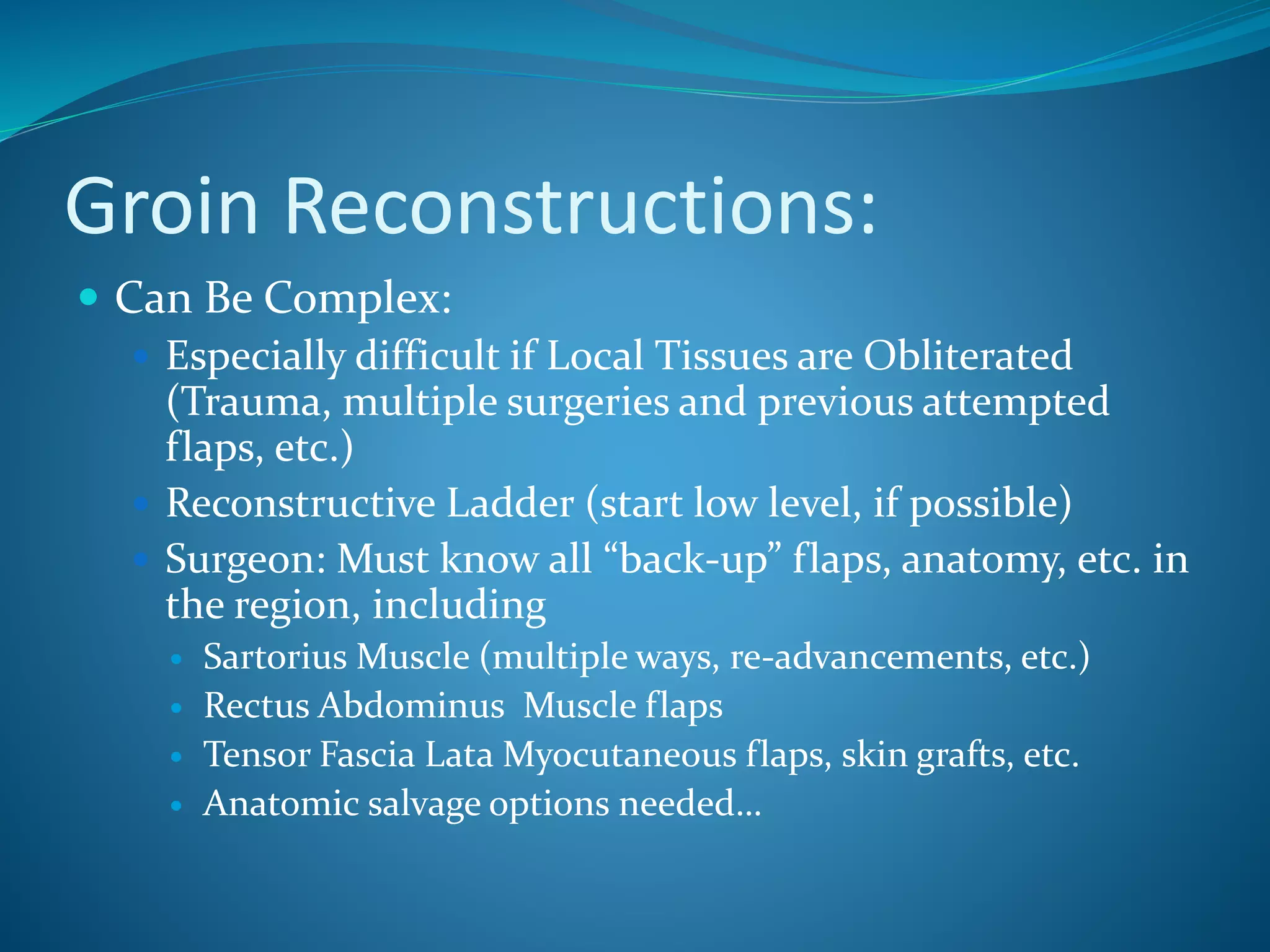 Special considerations for wounds and lesions, key anatomic regions ...