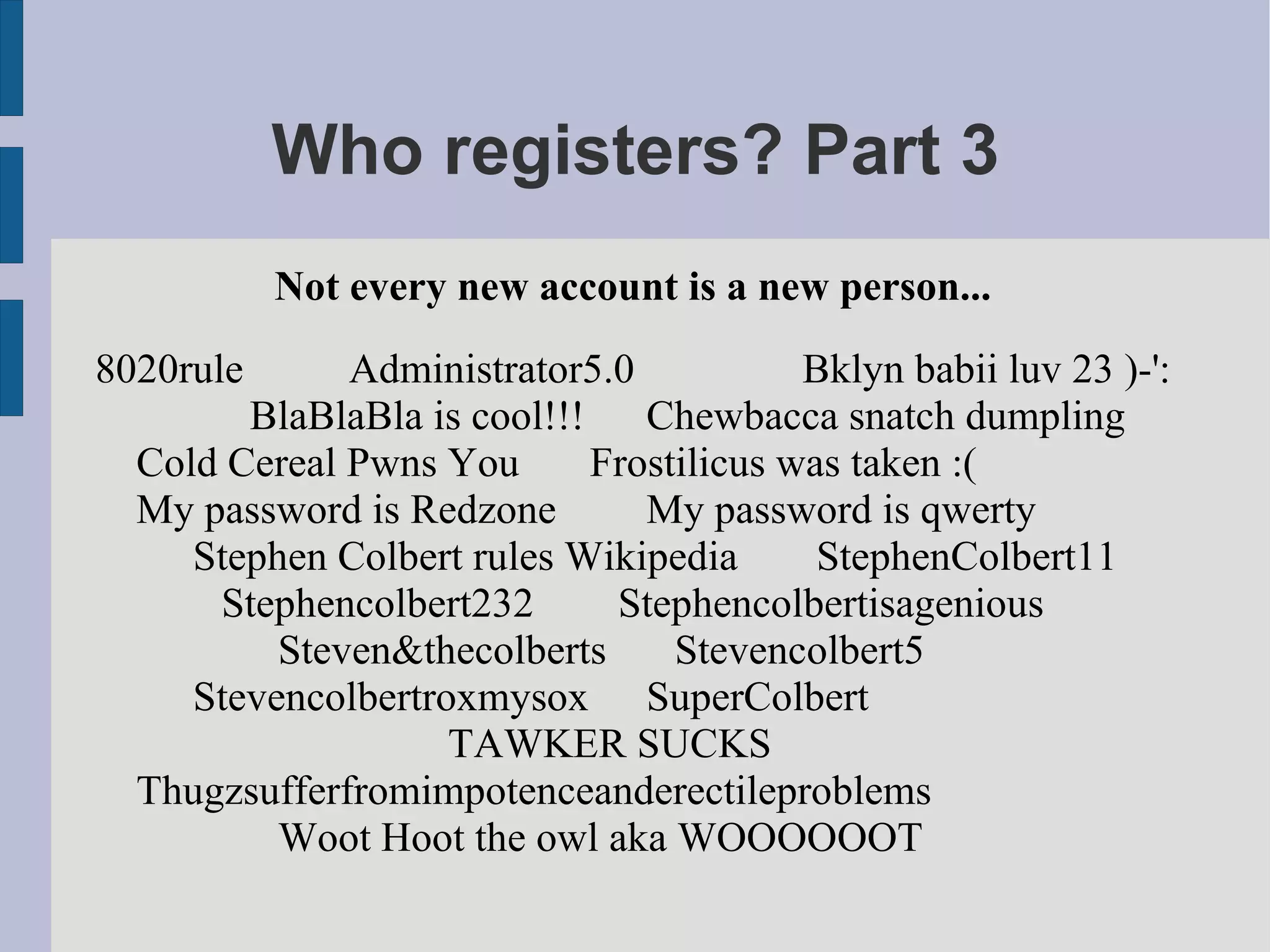 Special:Contributions/newbies