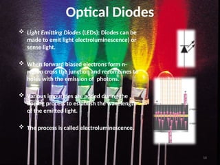 Diode Demystified: From Ideal Assumptions to Specialty Applications | PPTX