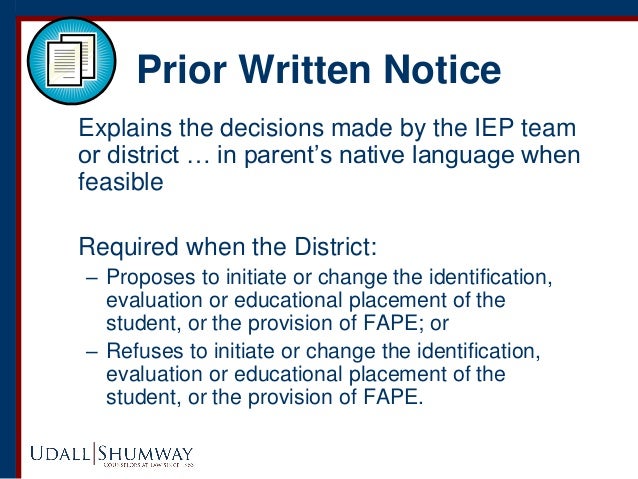 Parents Rights In Special Education Notice Of Procedural Safeguards >> Special Education 101 Parents Rights In Special Education Notice Of Procedural Safeguards >> Special Education 101
