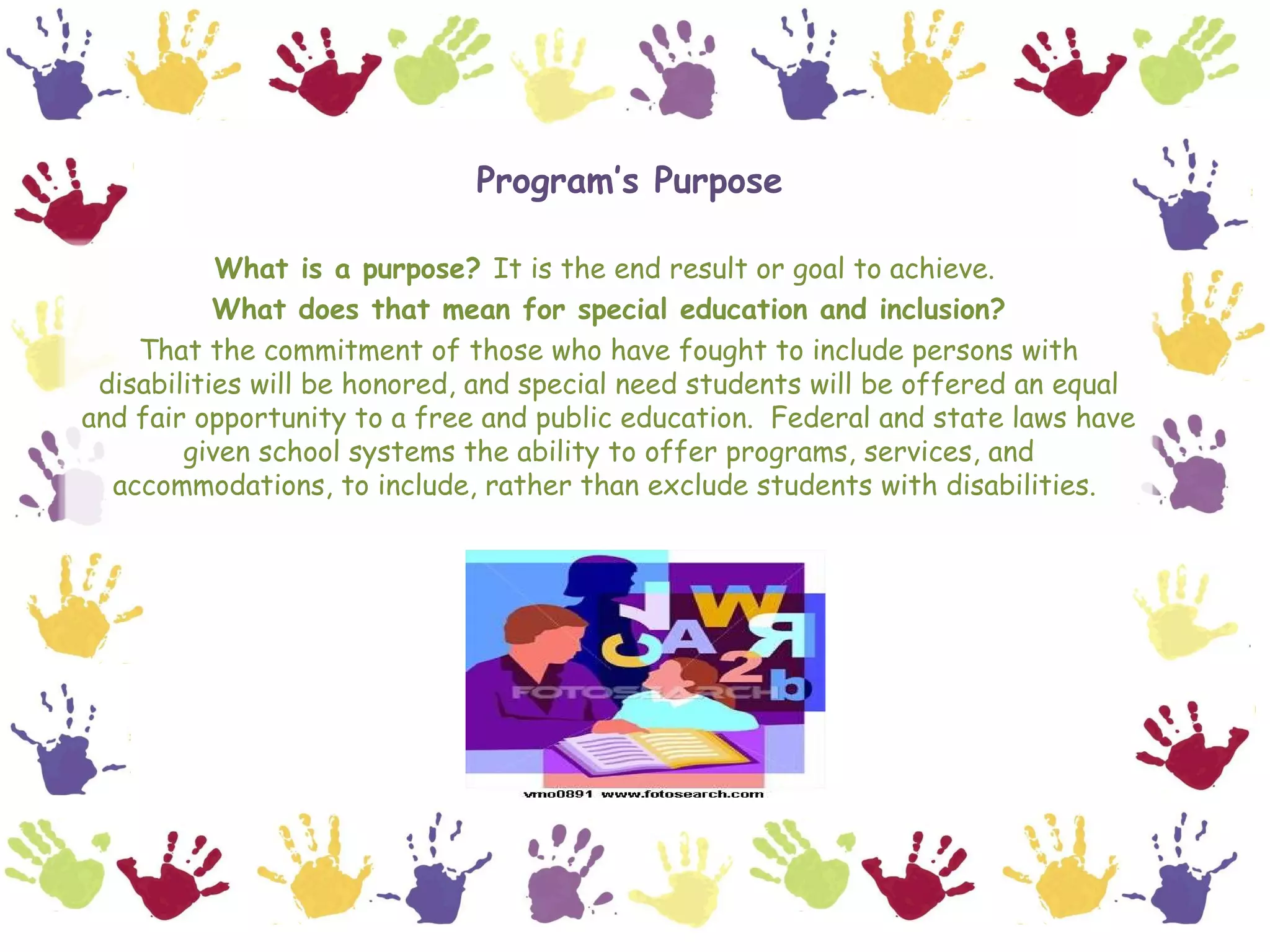 Special education and inclusion | PPT