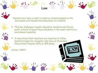 Special education and inclusion | PPT