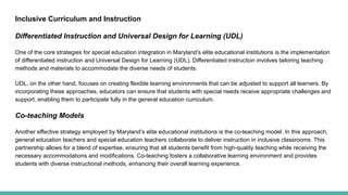 Special Education Integration in Maryland’s Elite Educational ...