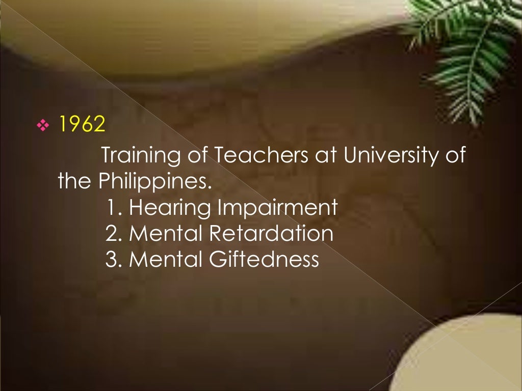 Special education in the philippines
