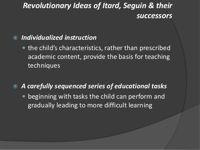 contributions of edouard seguin to special education pdf