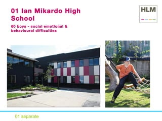 01 separate 01 Ian Mikardo High School 60 boys - social emotional & behavioural difficulties 