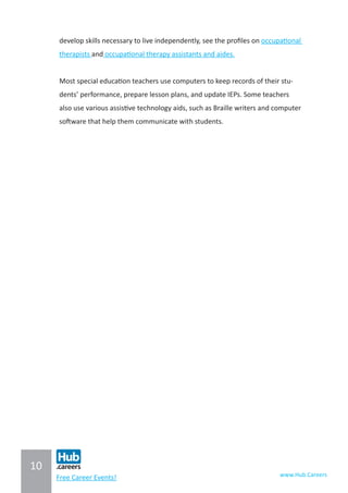 Occupational Outlook: Special Education Teachers | PDF