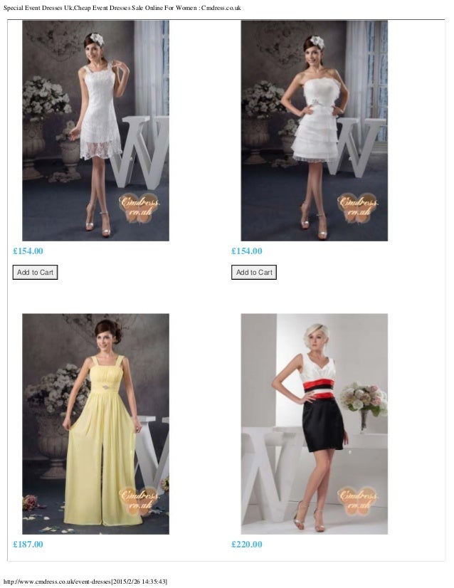 event dresses online