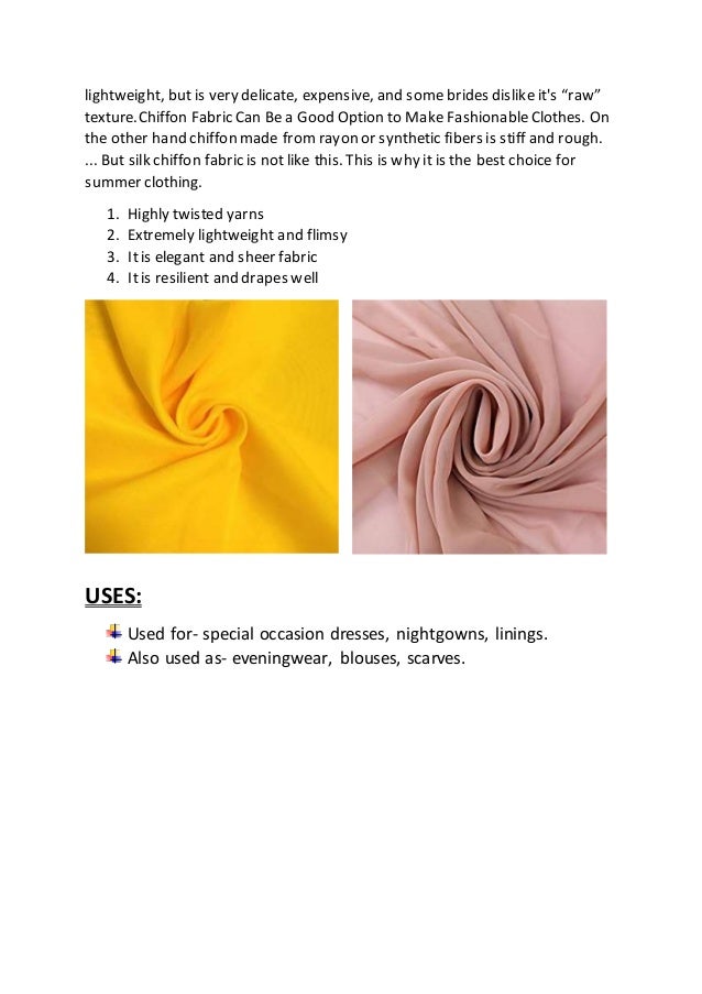 Special fabric Assignment