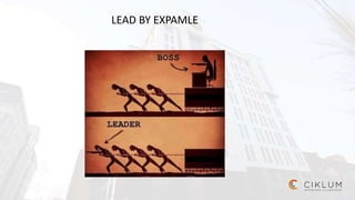 LEAD BY EXPAMLE
 