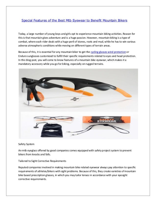 mtb eyewear
