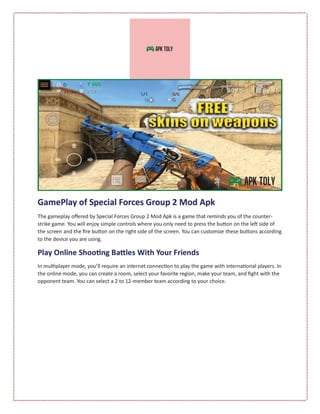 Special Forces Group 2 Mod APK v4 21 Menu God Mode Fly PDF Special Forces Group 2 Mod APK v4 21 Menu God Mode Fly PDF