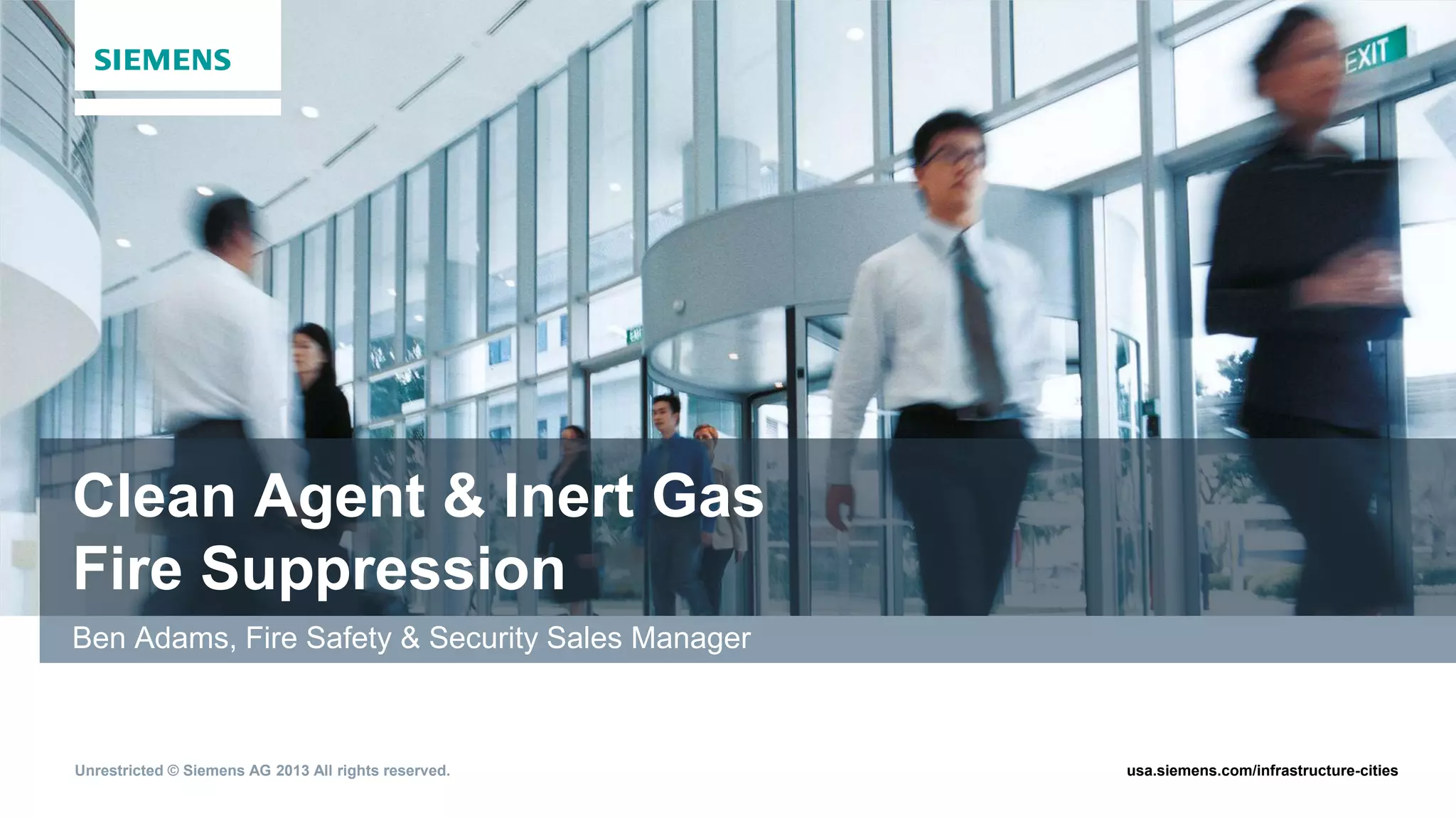 Clean Agent & Inert Gas Fire Suppression PPT