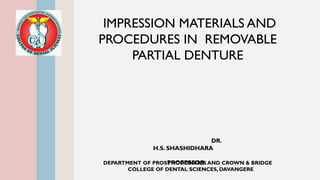 special impression procedures for tooth- tissue supported RPD.pptx