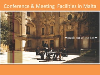 Conference & Meeting Facilities in Malta
 