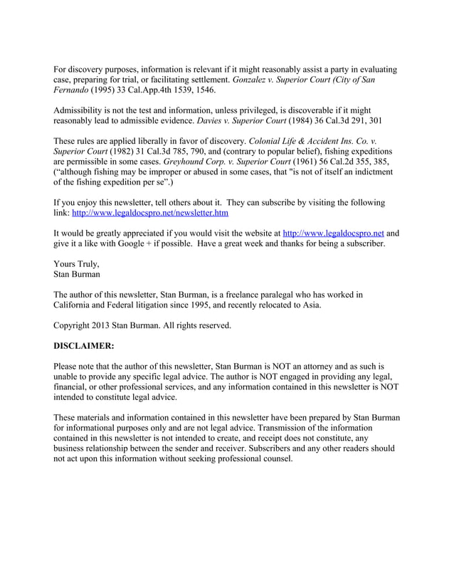 California Code Of Civil Procedure 2030.230