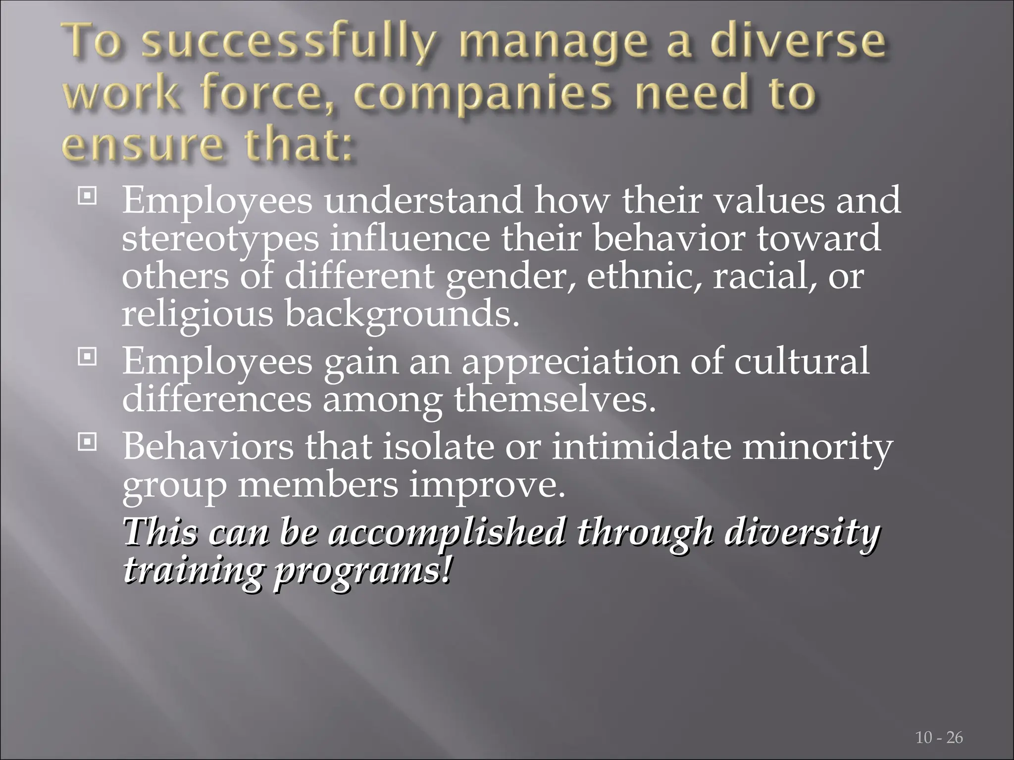 Special Issues in Training and Development PPT 10 ppt Special Issues in Training and Development PPT 10 ppt