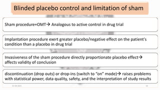 Special issues in conducting Clinical Trial of Medical Devices | PPTX