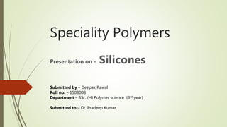 Study on the synthesis and application of silicone resin