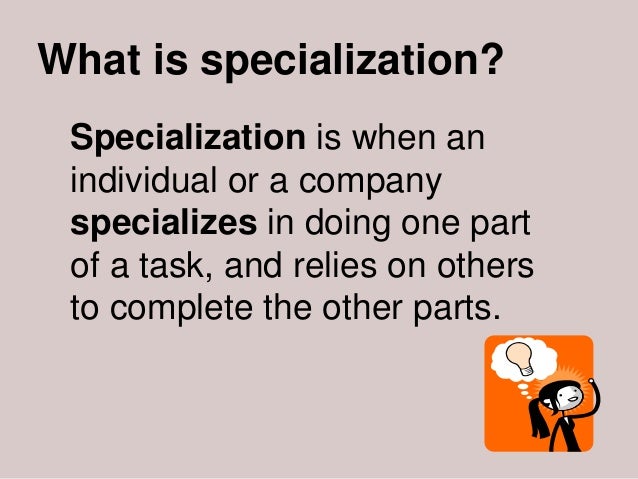 specialization what is cell specialization