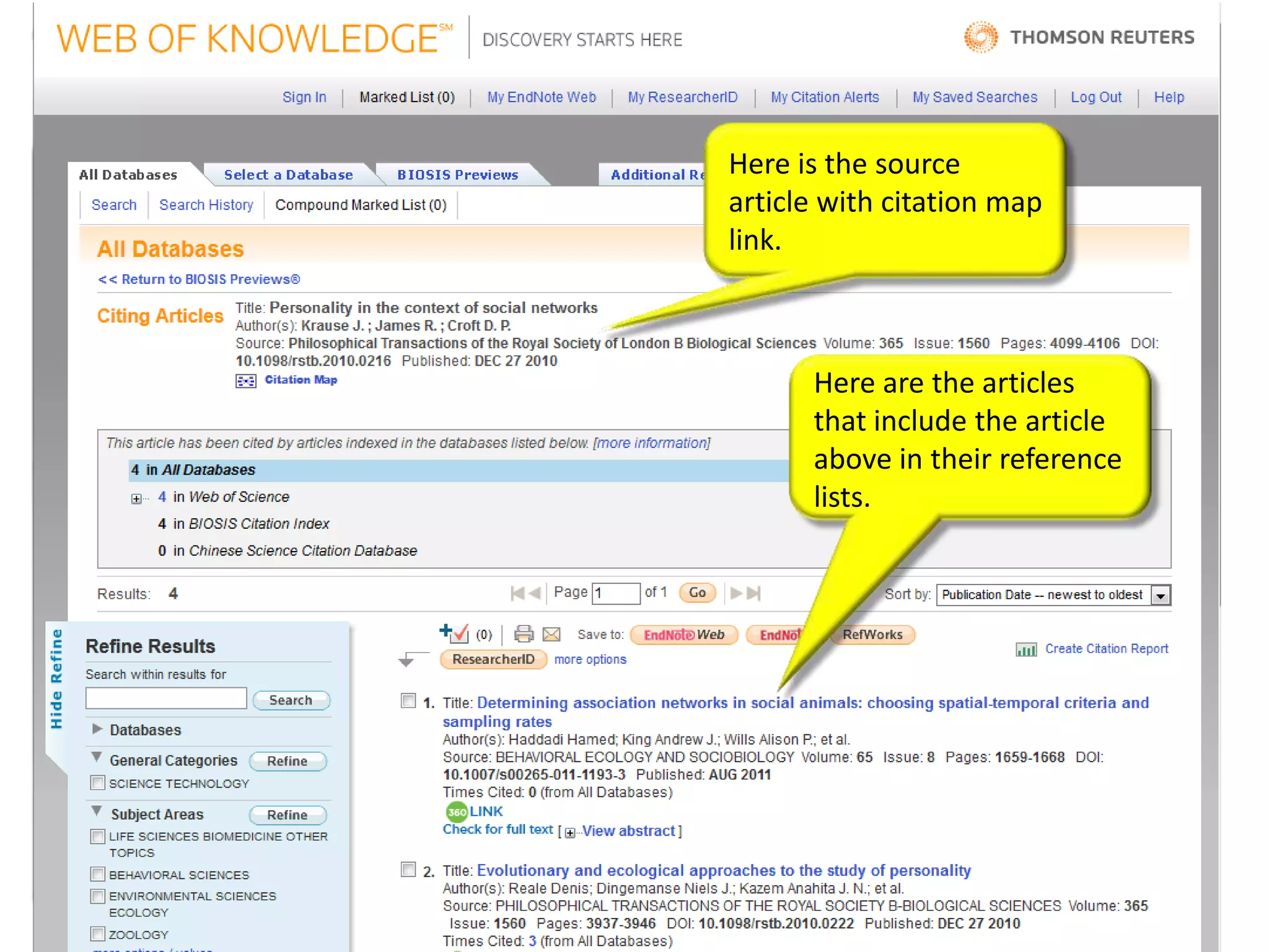 Here is the source
article with citation map
link.



      Here are the articles
      that include the article
      above in their reference
      lists.
 