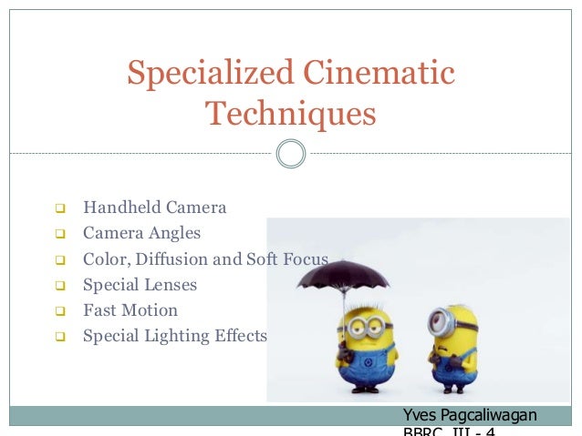 cinematic techniques