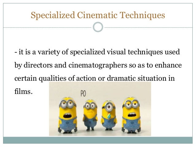 cinematic techniques