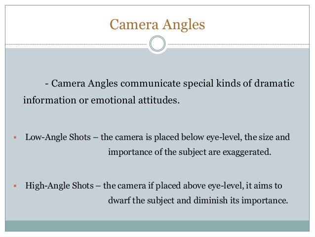 cinematic techniques