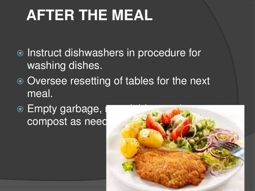 Specialized Food and Beverage Service