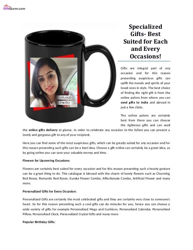 specialized gifts best suited for each and every occasions