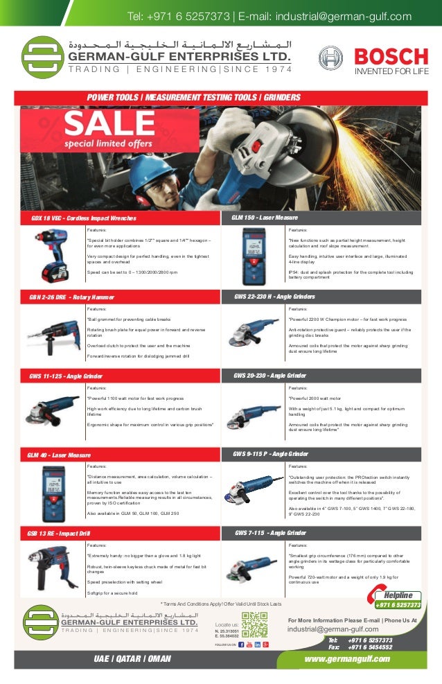 Special Limited Offers Bosch Power Tools Germangulf Com