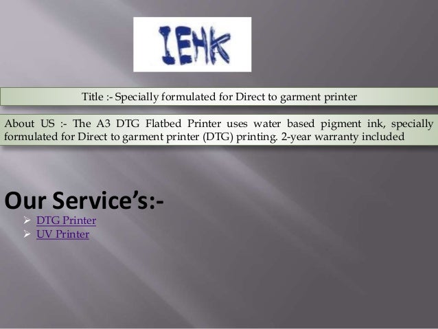 dtg printing service