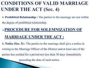 Special marriage Act,1954 | PPTX