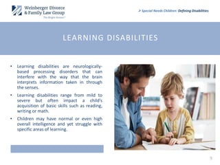 Getting a Divorce When You Have a Special Needs Child | PPTX