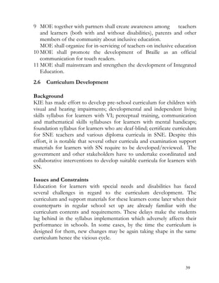 Special needs education policy framework 2009 - Kenya | PDF