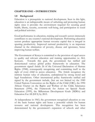 Special needs education policy framework 2012 | PDF