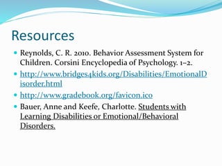 Special needs presentation | PPTX