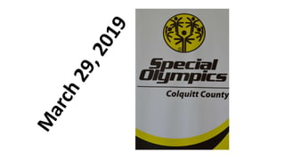 Special Olympics - Colquitt County High School