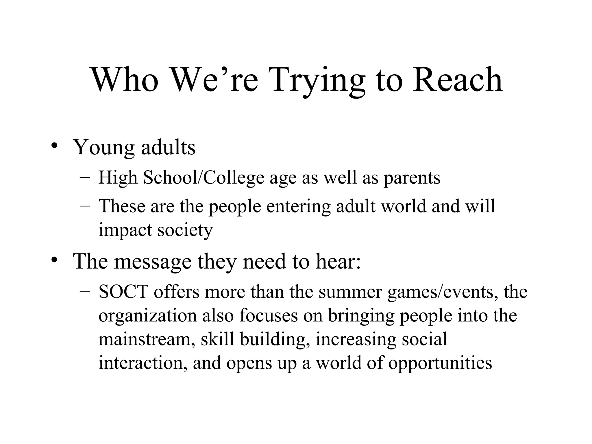 Special olympics presentation | PPT