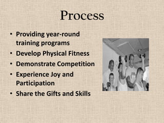 Programs OffersLeading Research & Influencing PolicyLeading the WayIdentify the issues and reaching out to Leaders in Government, Education, Health Care, Non-Profit Sectors and Businesses to Influence policy and bring valuable service to those in needChanging AttitudesOpening doors in Education, Health Care and EmploymentAiding ChildrenProviding Health Care, Education and Recreational Sports
