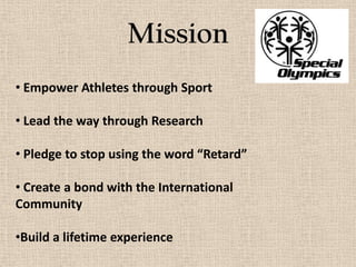 Mission Empower Athletes through Sport