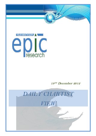 19TH December 2012


DAILY CHARTIST
    VIEW
 