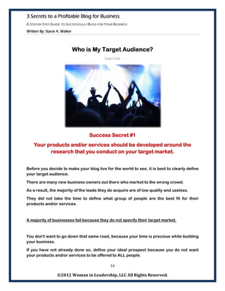 3 Secrets to a Profitable Blog for Business3 Secrets to a Profitable Blog for Business3 Secrets to a Profitable Blog for B...
