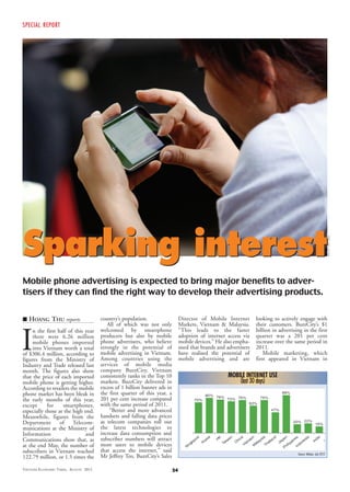 Special report about vietnam mobile ads market
