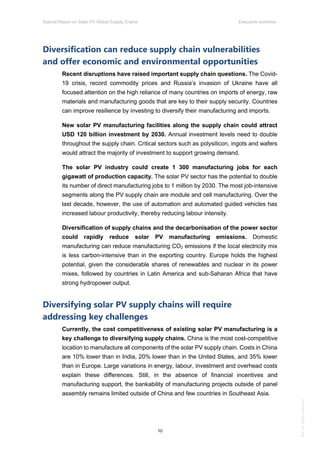 IEA Special Report on Solar PV Global Supply Chains July 2022 | PDF