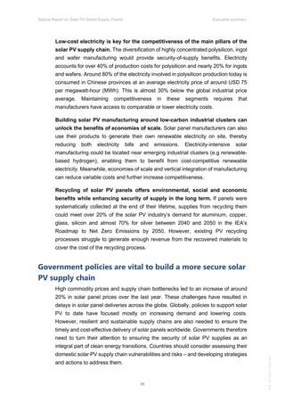 IEA Special Report on Solar PV Global Supply Chains July 2022 | PDF