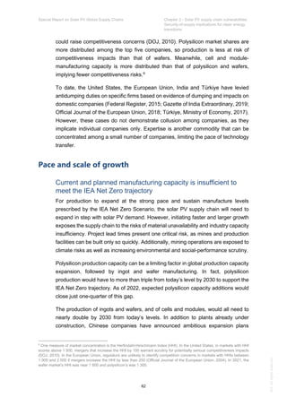 IEA Special Report on Solar PV Global Supply Chains July 2022 | PDF