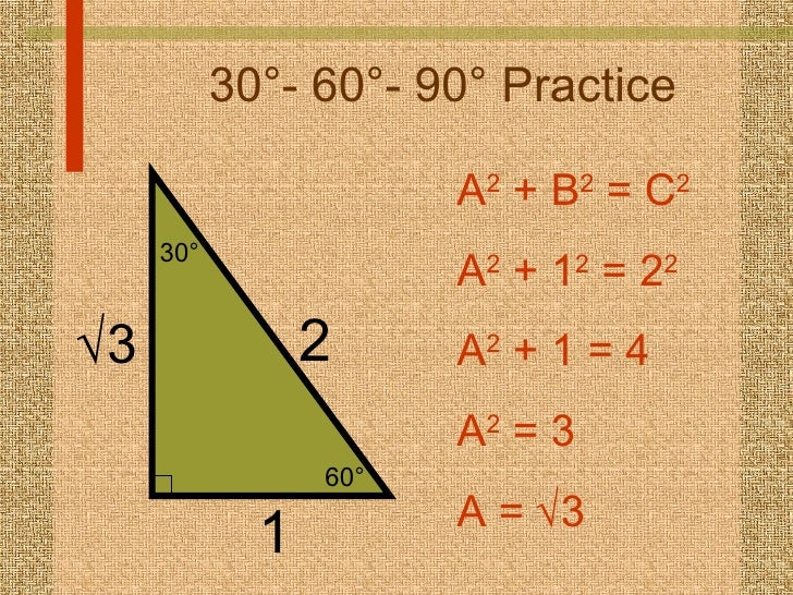 Special Right Triangles