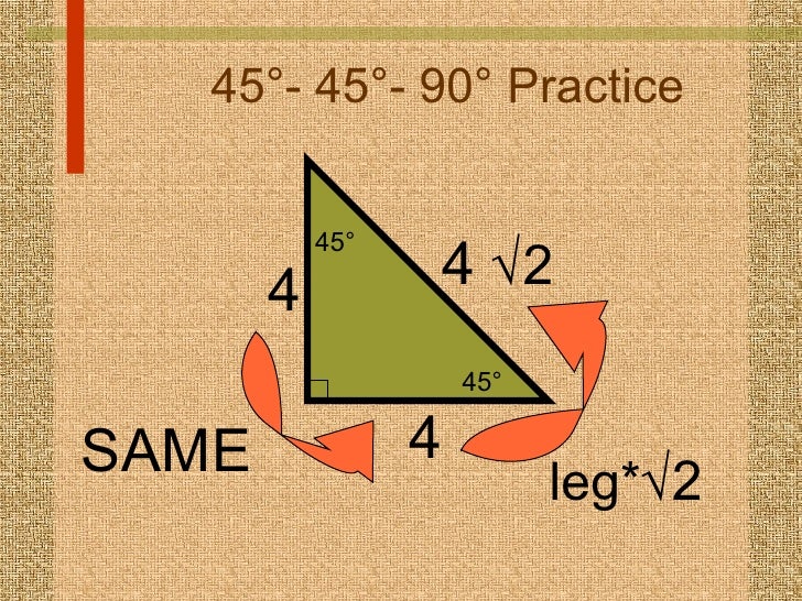 8-2 special right triangles form g 8-2 special right triangles form g