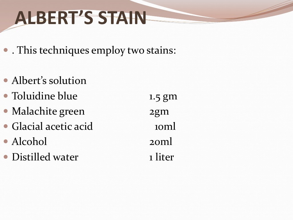 Special stains useful in Microbiology laboratory